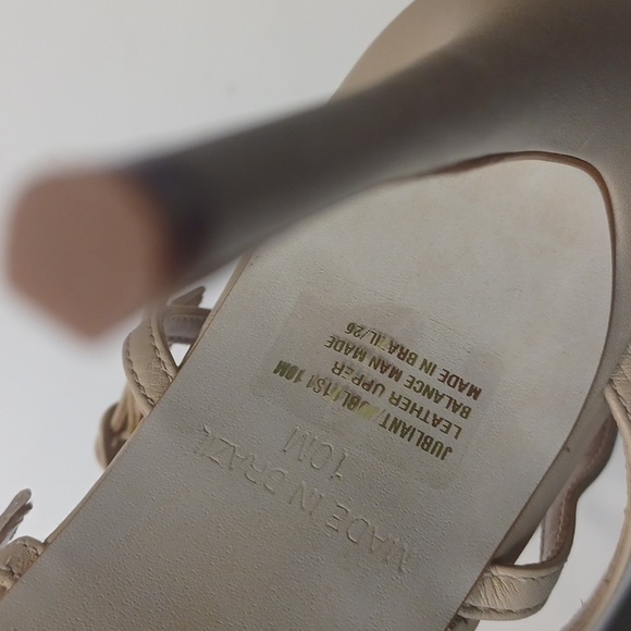 Steve Madden the Jubilant Leather Strappy Dress Sandals Women's sz 10 New $120 - Picture 4 of 8